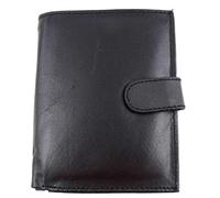 Leather Emporium Mens Soft Black Leather Wallet