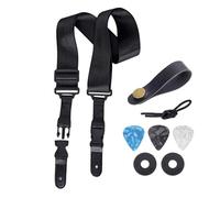 Leather Ends Guitar Strap Replacement Set Guitar Strap With Picks Guitar Strap Folk Guitar Belt Strap