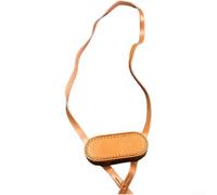 Leather Eyepiece Cover for 62-Style Binoculars with Snug Fit Lightweight Design and 50cm Lanyard for Fieldwork and tional Use (Yellow leather)