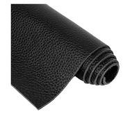Leather Fabric Colorful Soft Whole piece Cowhide Material, top Layer Sofa Leather Fabric, Genuine, Real, DIY Bag Sewing Repair Patches(Black,30 * 100CM)