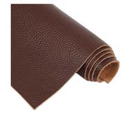 Leather Fabric Colorful Soft Whole piece Cowhide Material, top Layer Sofa Leather Fabric, Genuine, Real, DIY Bag Sewing Repair Patches(Brown,40x40cm)