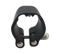 Leather Fastener Clip - Saxophone Ligature | Improved Mouthpiece Security Single Screw Sax Mouthpiece, Multi-Compatibility Travel And Hotel Clamp, Durables For Alto Soprano Saxophones