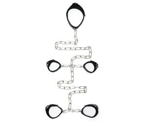 Leather Female Hand And Foot Cuffs