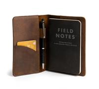 Leather Field Notes Cover, Leather Notebook Cover 3.5 x 5.5 in. with Card and Pen Holder, Handmade Protective Storage for Pocket Moleskine Journal Cover, Book & Notebooks, Notepad Wallet for Travelers