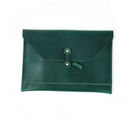 Leather File Folder Wallet with Multiple Card Slot Document Holder with String Closure for Man Women PU Laptop Sleeve Mens Document Holder