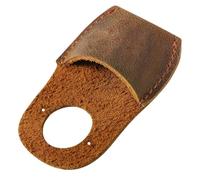 Leather Finger Protection, Sewing Thumb Thimble, Embroidery Finger Protector, Safety Thumb Covers, Perfect Fit Leather Thimble with Versatile Use for Crafting, Embroidery