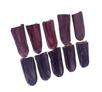 Leather Finger Protector Reusable Cover for DIY Craft Polishing 10pcs