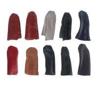 Leather Finger Protectors Thimble 10pcs for DIY Craft Polishing