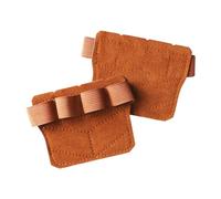 Leather Fitness Grip Pads - Weightlifting Hand Protection, Strength Exercise Accessories | Non Slip Workout Pads, Gym Glove Alternative For Adults power/lifting Deadlift