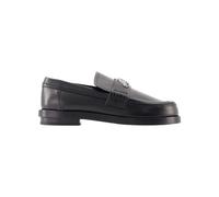Leather flats - female - Alexander McQueen - Loafers - Black - 5 UK - Shoes 5 UK