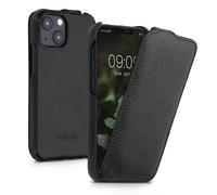 Leather Flip Case for Apple iPhone 13 mini cover in Black Protective case