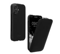 kalibri Flip Case Compatible with Apple iPhone 17 - Ultra Slim Leather Protective Phone Cover - Black