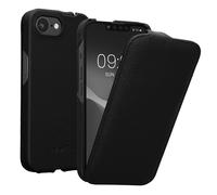 kalibri Flip Case Compatible with Apple iPhone 17e / iPhone 16e - Ultra Slim Leather Protective Phone Cover - Black