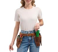 Leather Florist | Gardener Tool Belt | Utility Belt (Brown Crazy)
