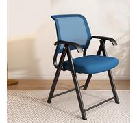 Leather Folding Desk Chair table Portable Office & Gaming Chair for Smals Ideal for Home Office Bedroom & Living Room Use