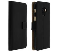 Leather Folio Case for Galaxy A8, Video Stand Real Leather