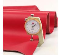 Leather for Crafting,Vegetable Tanned Grain Cowhide 1.5mm Rose Red Multiple Sizes for DIY Crafts(30x30cm)