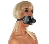 Leather Gag With Urine Tube