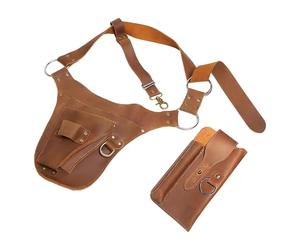Leather Gardening Belt - Tool Belt For Garden Florist, Multi-Pocket Tool Apron, Durable Professional Utility Pouch | Adjustable Organizer Bag Fits For The ateli