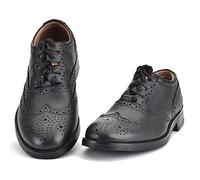 Leather Ghillie Brogue Kilt Shoes Traditional Scottish Piper and Highland Outfit Wedding Shoes Featuring Extra Long Laces & Leather Tassels Sizes 7 - 15 Style Comfort Piper Color Black black