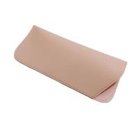 Leather Glasses Case 5Pcs PU Leather Glasses Bag Sunglasses Reading Eyeglasses Protective Cover Case Box Pouch Eyewear Protector Case Accessories(Pink)