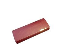 Leather Glasses Case Glasses Case Portable Anti-Pressure Senior Sense Male and Female Students Simple Leather Large Capacity Glasses Storage Box(Red)