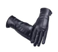 Leather Gloves for Women - Warm Winter Gloves with Fleece Lining, Touchscreen Compatible for Driving, Biking, Commuting and Winter Outing | Cycling