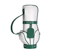 Leather Golf Bag Practical Ball Holder, Small Pocket for Golf T-Shirts, Lightweight and Elegant PU Strap | Women's Accessories, Field Training, Sports Travel, Sleek Design