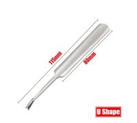 Leather Groover Tool for Leather Craft for - U and V Shape Stainless Steel for Edge Beveler and Skiving Cutter for DIY Projects, 4pcs Set