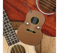 Leather Guitar Pick Holder Brown Designed with 17 Slots Guitar Pick Holder, Guitar Pick Case for Storing, Picks Guitar Case Gifts for Guitar Players for People Who Love Music to Use for Storage