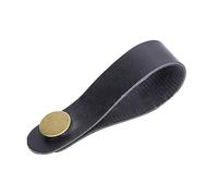 Leather Guitar Strap Button Headstock Adapter Tie Guitar Neck Strap for Acoustic, Ukulele & Mandolin Acoustic Button Headstock Adaptor Vintage