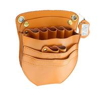 Leather Hair Stylist Scissor Holster with Belt(Yellow)