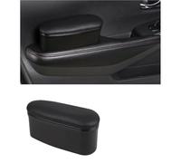Leather Handle Storage Box for Car Front Door Compatible with VW Arteon Shooting Brake Kombi 2020-heute,Good Accessories for Driver's Elbow Support, Relieving arm Fatigue(Black)