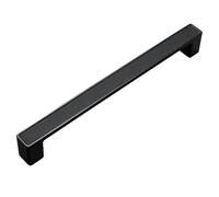 Leather Handles for Kitchen Cabinet Storage Furniture Gold Drawer Dressers Handle Closet Cabinet Wardrobe Door Knobs Hardware 6062 96mm Black