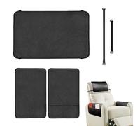 Leather Headrest Protector for Recliner Chair, Sofa Armrest Cover,Waterproof Non-Slip Sofa Headrest Protector - Armrest Protector and Headrest Protector