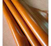 Leather Hides for Crafts,Cowhide Vegetable Tanned Tooling Sheets 1.0-2.0mm Multicolor Multiple Sizes(Orange 1.0mm,20x50cm)