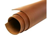 Leather Hides for Crafts,Genuine Cowhide Tooling Sheets for DIY Upholstery Multicolor Multiple Sizes(Light Brown,10x10cm)