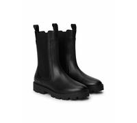 Tommy Hilfiger Leather Cleat Mid Chelsea Boots Black size 40 | Boots Outlet | Women | Black 40