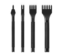 Leather Hole Heavy Duty Carbon Steel Tool for Leather Craft and Bag Making 1/2/4/6 Tooth Leather Set