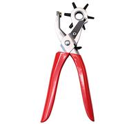 Leather Hole Punch,9" Belt Hole Puncher for Leather Heavy Duty, 6 Size Revolving Leather Belt Hand Hole Puncher (6 Size Revolving Leather Hole Puncher)