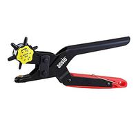 Leather Hole Punch, Belt hole puncher Heavy Duty Revolving Eyelet Plier Tool, Multi sized - 2mm to 4.5mm for Belts, Shoes, Cards, Crafts, Canvas, Bags, Soft plastics etc