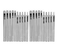 Leather Hole Punch Cutter Set Manual Tools DIY Watch Band Strap Belt Round Hollow Opener