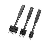 Leather Hole Punch Kit Leathercraft Punching Devices for Household Beginners 5 mm Black