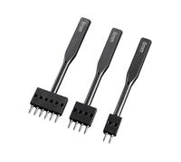 Leather Hole Punch Kit Leathercraft Punching Devices for Household Beginners 6 mm Black