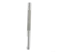 Leather Hole Punch Tool 1.5-4mm Round Hollow Punch Compatible with for Belt Watch Strap Gasket Plastic Rubber Vinyl Silver 45# Steel Tool Compatible(4mm)