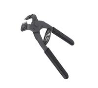 Leather Hole Punch Tool 4mm 4-Teeth Diamond Chisel Carbon Steel Leather Punch with Comfort Grip Handle for Belts Watch Bands Bags Leathercraft DIY