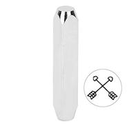 Leather Hole Punch Tool, Carbon Steel 12 Pattern Stamp Punch Tool 6mm 1/4 inch Electroplated Stamping Kit((7) Arrow)