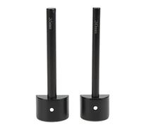 Leather Hole Punch Tool, Half Round Cutter Punch Set Stainless Steel 30mm And 35mm Black 2 Pcs