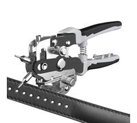Leather Hole Punch Tool - High Performance Hole Puncher for Belts, Watch Straps, Fabric | Adjustable Rotary Leather Punch, Precise Hole Cutter, Multi-Size Punch Tool for Crafts and