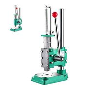 Leather Hole Puncher, Handheld Punching Machine with Non-slip Handles, Adjustable Height for DIY Leather Craft, Wood, Aluminum